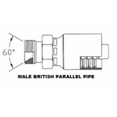 3/8 X 1/2 Male British Standard Pipe Parallel